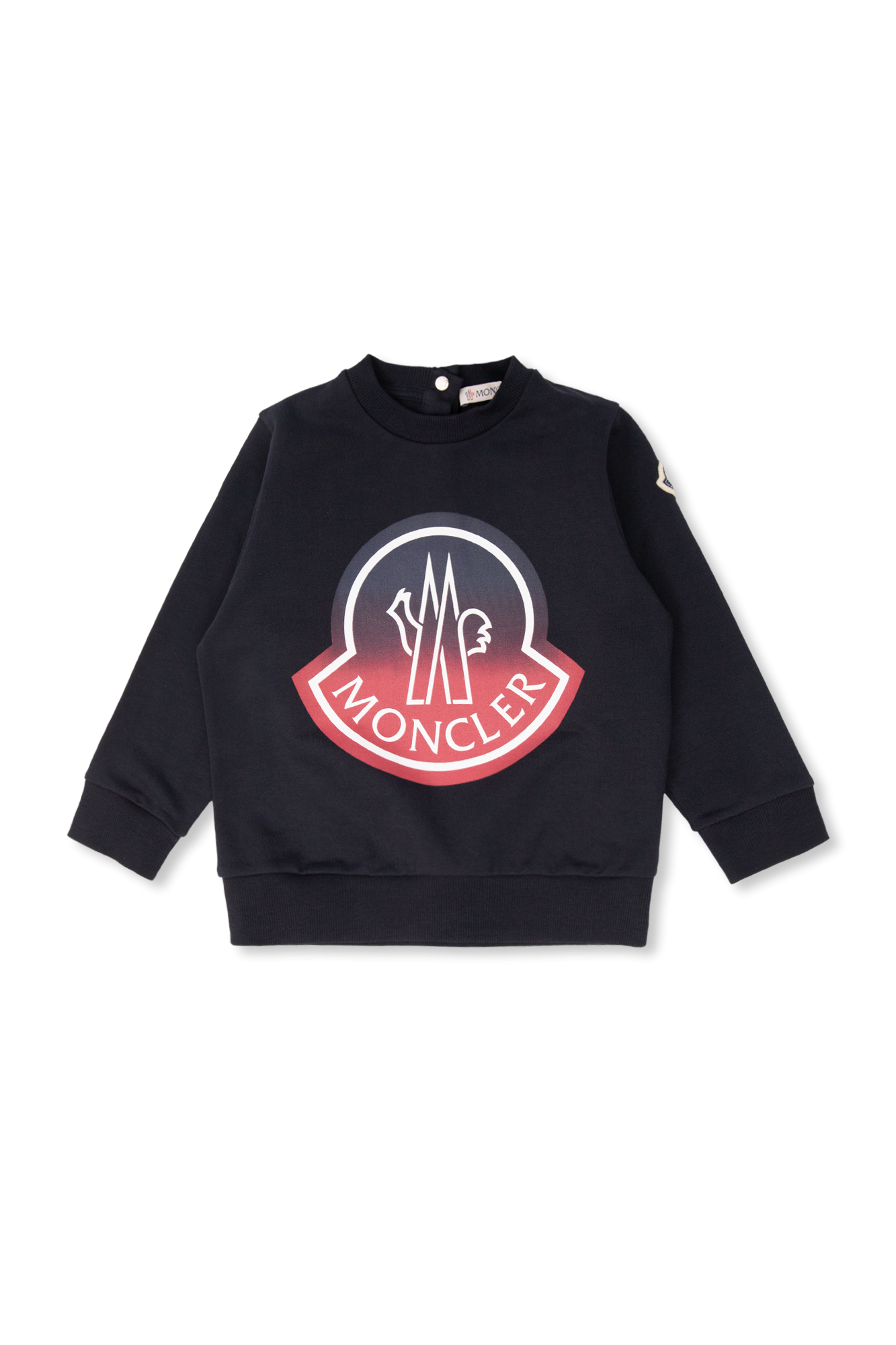 Navy blue Logo printed sweatshirt Moncler Enfant Vitkac Canada